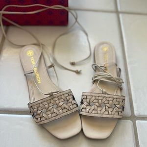 Tory burch espadrille calf leather